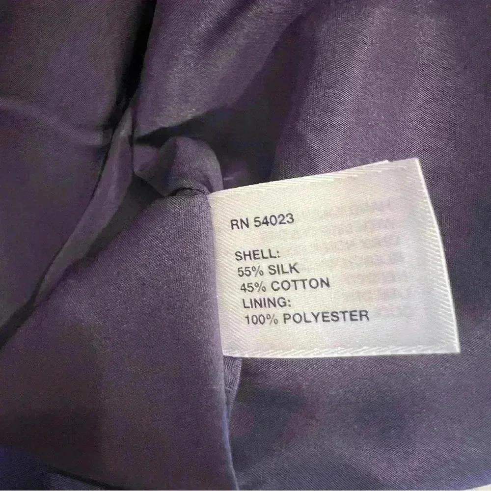 GAP Petite Women’s Satin Gathered Purple A-Line Skirt Size 0 Petite - Picture 11 of 12